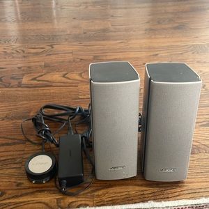 Bose speakers 🔊 companion 20 portable audio and video speakers system silver